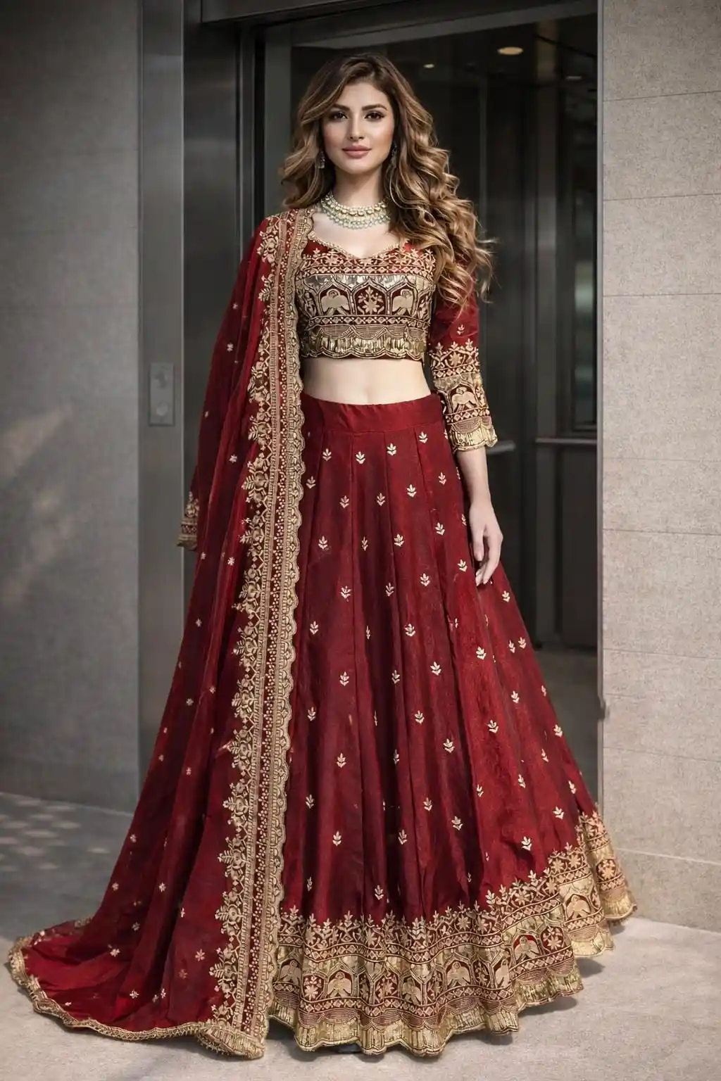 Designer Party Wear Look Lehenga Choli Set with Dupatta Collection